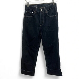 AG ADRIANO GOLDSCHMIED RHETT high waist straight with cuffed hem size 26R